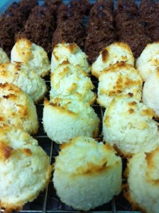 Lemon Ginger & Chocolate Orange Coconut Wonders Simple, quick, gluten-free, organic coconut cookies